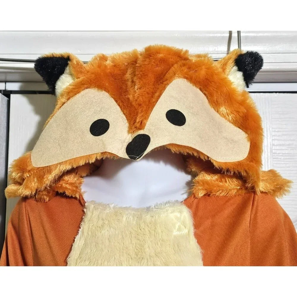 Furry Fox Child Costume Dress Girls 4-6 Halloween Woodland Animal Pretty Tutu